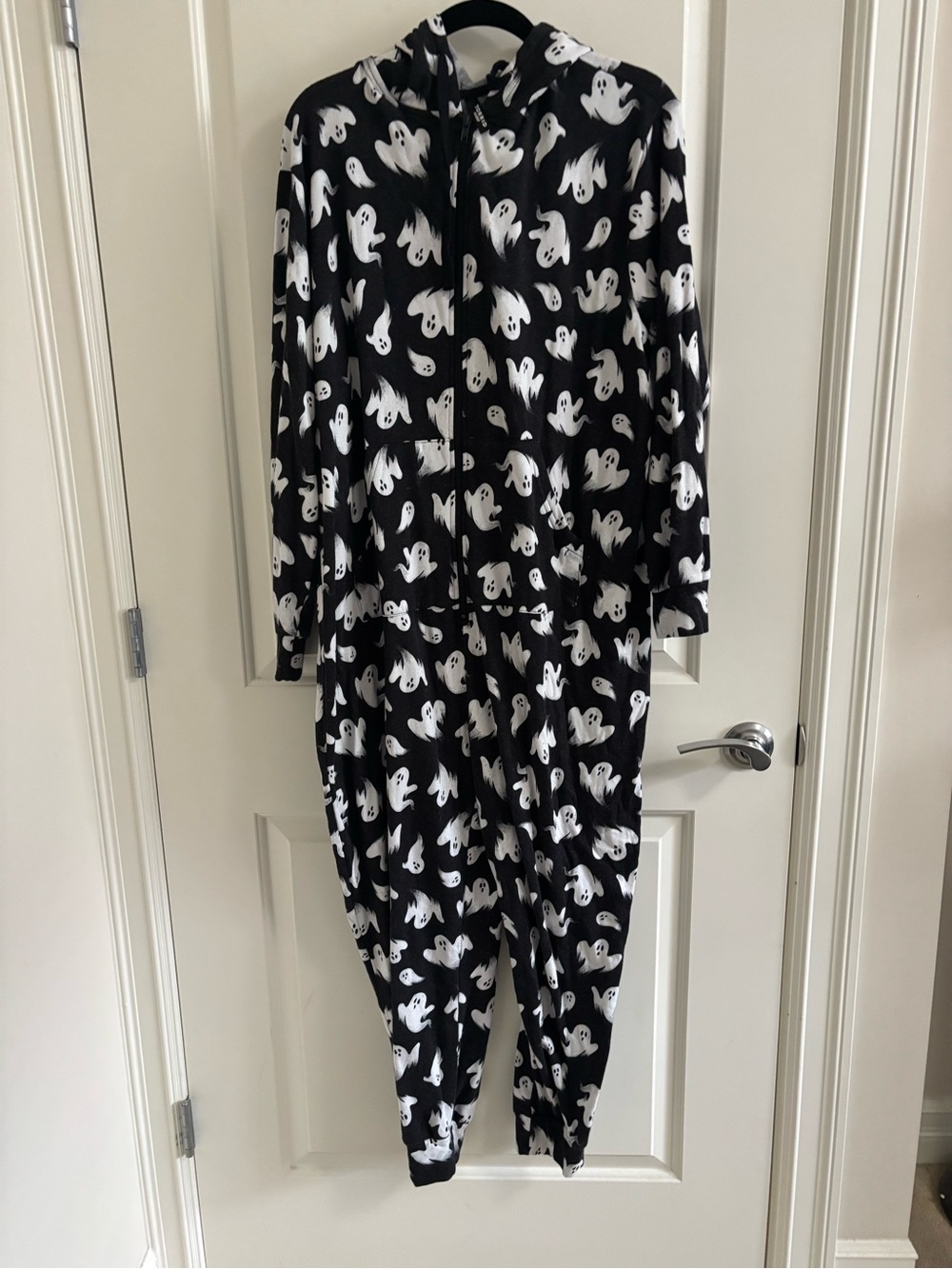 torrid Black and White Ghost Print Women’s Pajama Onesie